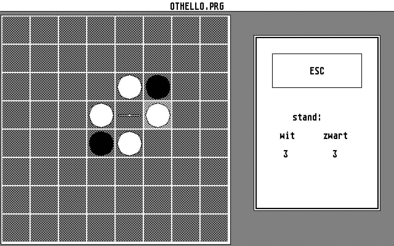 Othello atari screenshot